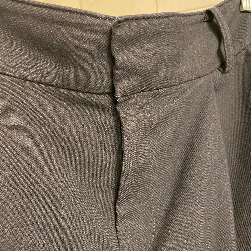 EUC Ann Taylor Factory Petite black wide leg  pants, size 10 Petite - Picture 3 of 7